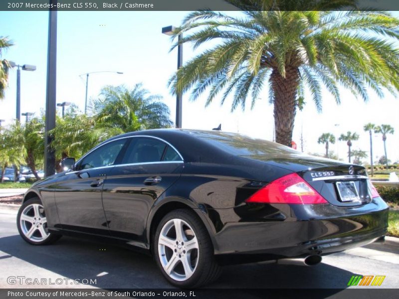 Black / Cashmere 2007 Mercedes-Benz CLS 550