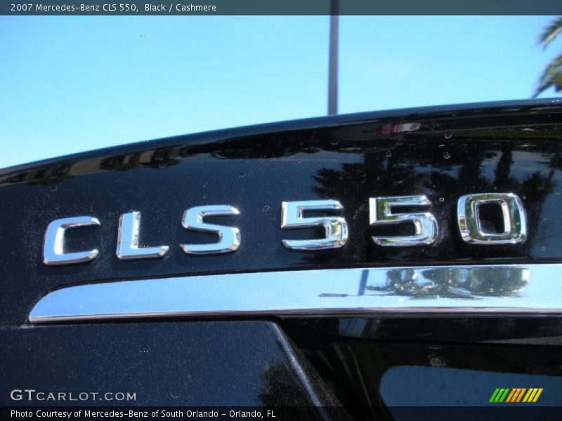 Black / Cashmere 2007 Mercedes-Benz CLS 550
