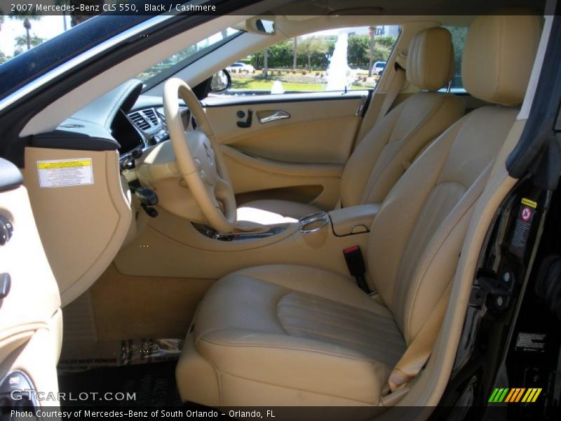 Black / Cashmere 2007 Mercedes-Benz CLS 550