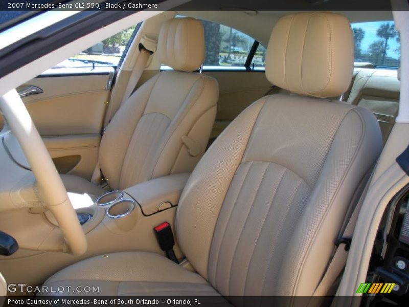 Black / Cashmere 2007 Mercedes-Benz CLS 550