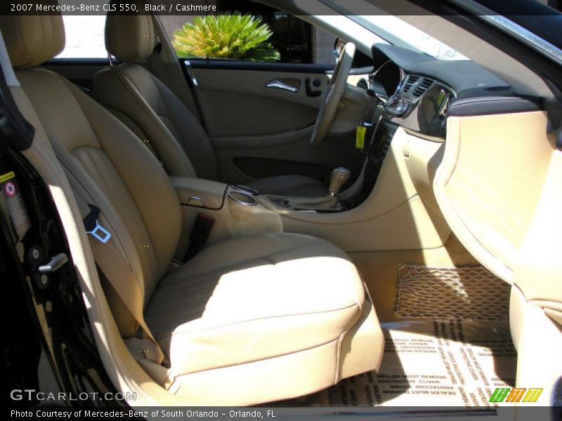 Black / Cashmere 2007 Mercedes-Benz CLS 550