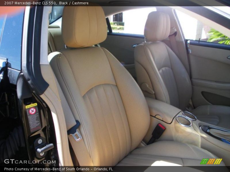 Black / Cashmere 2007 Mercedes-Benz CLS 550