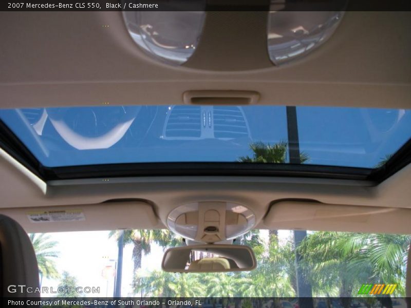 Black / Cashmere 2007 Mercedes-Benz CLS 550