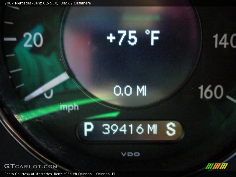 Black / Cashmere 2007 Mercedes-Benz CLS 550