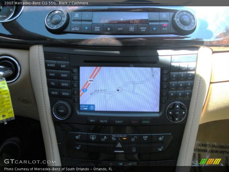 Black / Cashmere 2007 Mercedes-Benz CLS 550