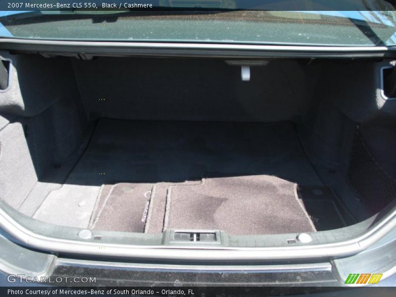 Black / Cashmere 2007 Mercedes-Benz CLS 550