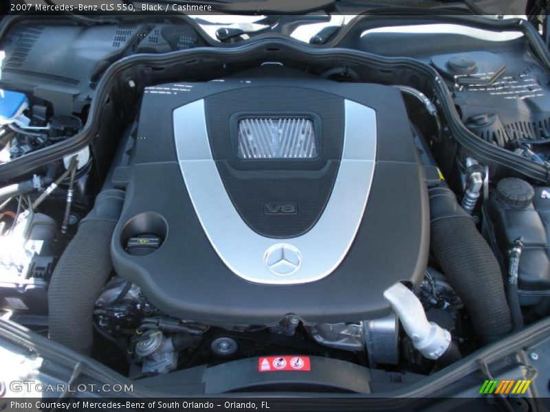 Black / Cashmere 2007 Mercedes-Benz CLS 550
