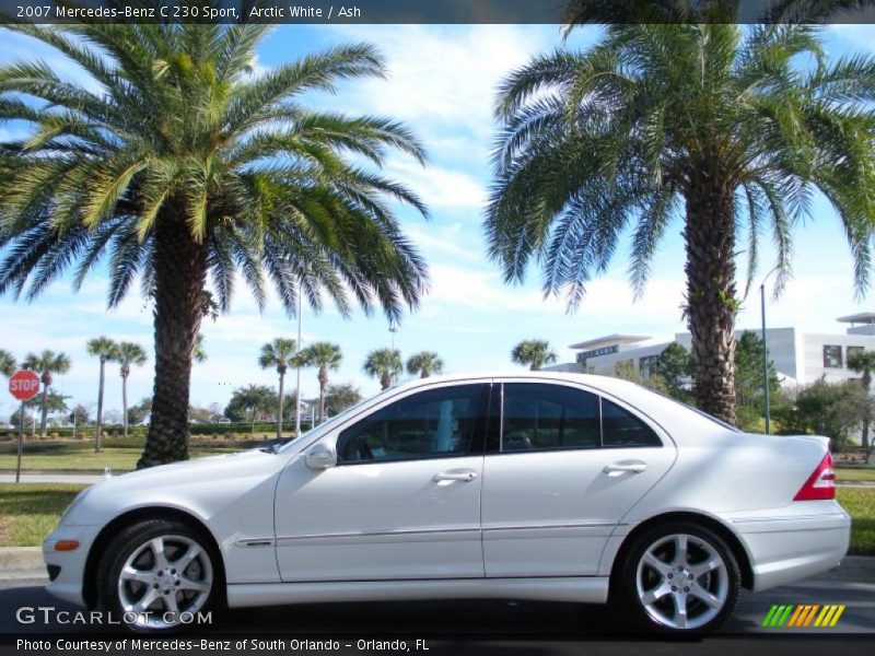 Arctic White / Ash 2007 Mercedes-Benz C 230 Sport