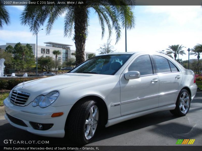 Arctic White / Ash 2007 Mercedes-Benz C 230 Sport