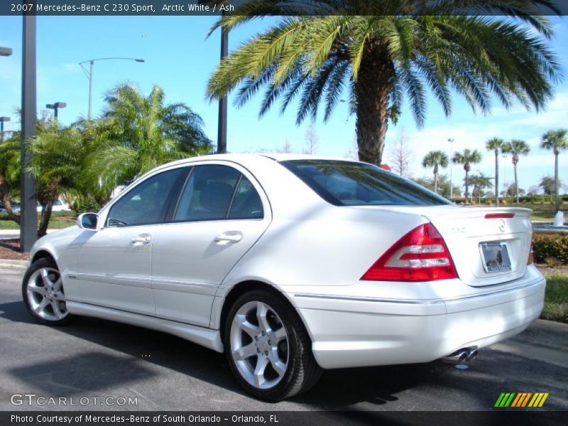 Arctic White / Ash 2007 Mercedes-Benz C 230 Sport