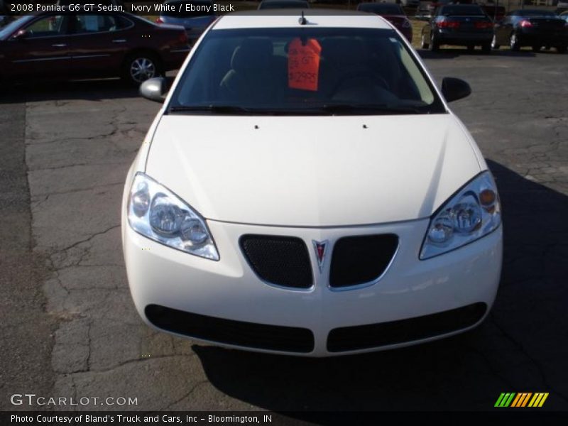 Ivory White / Ebony Black 2008 Pontiac G6 GT Sedan