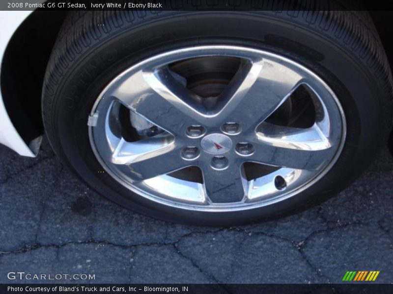 Ivory White / Ebony Black 2008 Pontiac G6 GT Sedan