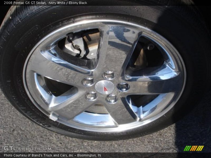 Ivory White / Ebony Black 2008 Pontiac G6 GT Sedan