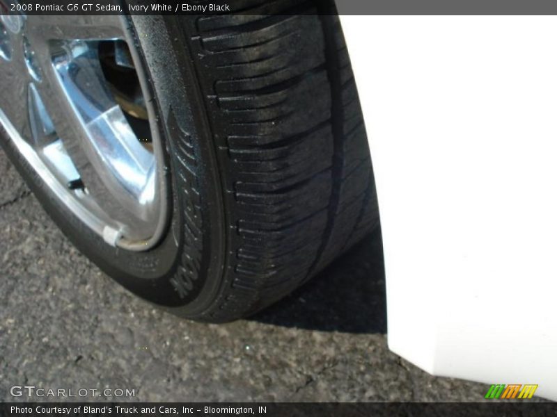 Ivory White / Ebony Black 2008 Pontiac G6 GT Sedan