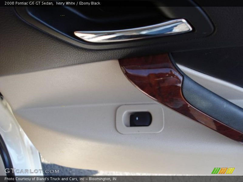 Ivory White / Ebony Black 2008 Pontiac G6 GT Sedan