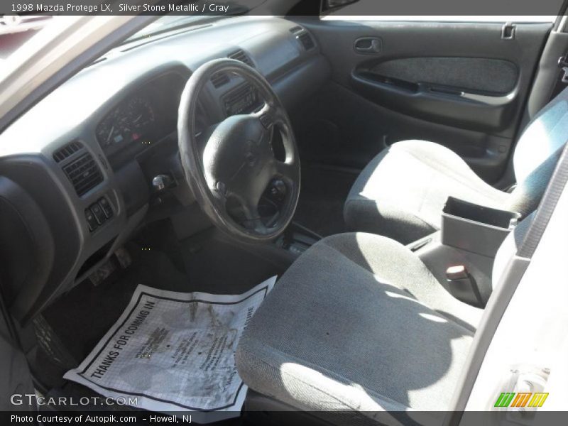 Silver Stone Metallic / Gray 1998 Mazda Protege LX