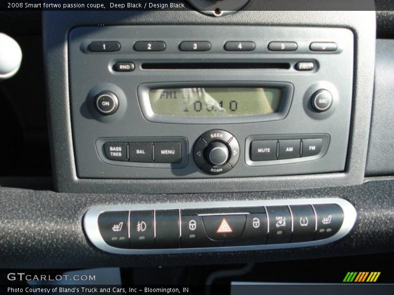 Deep Black / Design Black 2008 Smart fortwo passion coupe