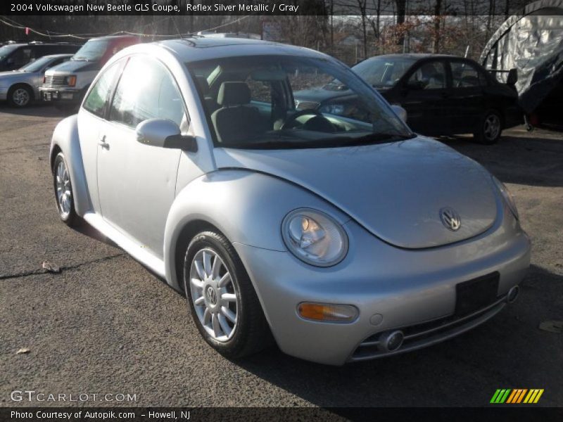 Reflex Silver Metallic / Gray 2004 Volkswagen New Beetle GLS Coupe