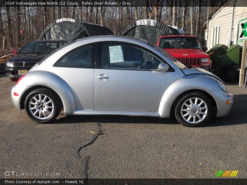 Reflex Silver Metallic / Gray 2004 Volkswagen New Beetle GLS Coupe