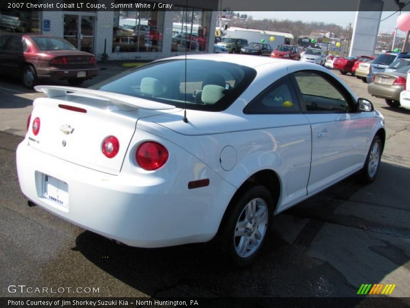 Summit White / Gray 2007 Chevrolet Cobalt LT Coupe