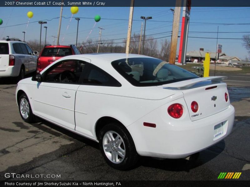 Summit White / Gray 2007 Chevrolet Cobalt LT Coupe