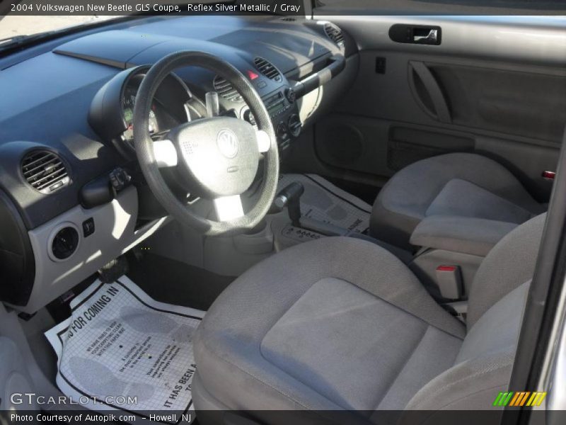Reflex Silver Metallic / Gray 2004 Volkswagen New Beetle GLS Coupe