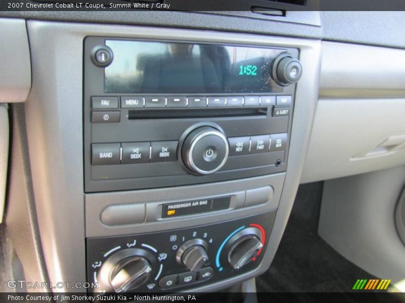 Summit White / Gray 2007 Chevrolet Cobalt LT Coupe