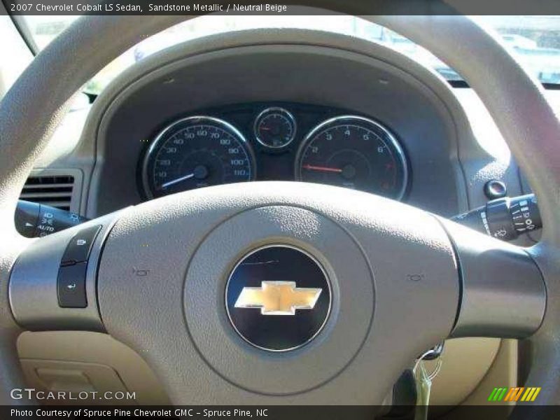 Sandstone Metallic / Neutral Beige 2007 Chevrolet Cobalt LS Sedan