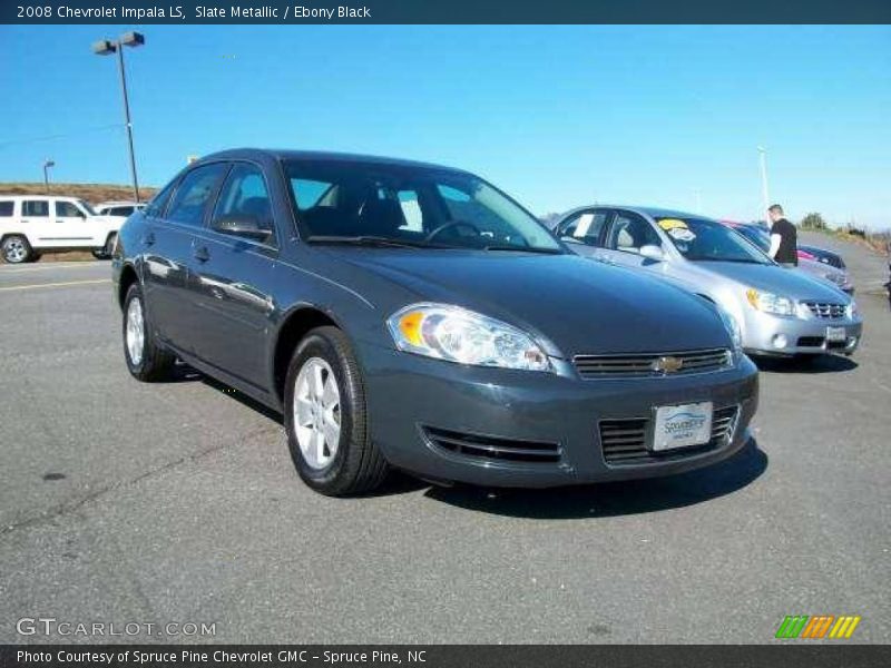 Slate Metallic / Ebony Black 2008 Chevrolet Impala LS