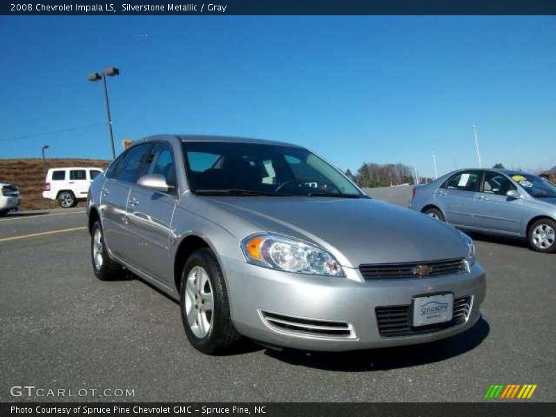 Silverstone Metallic / Gray 2008 Chevrolet Impala LS