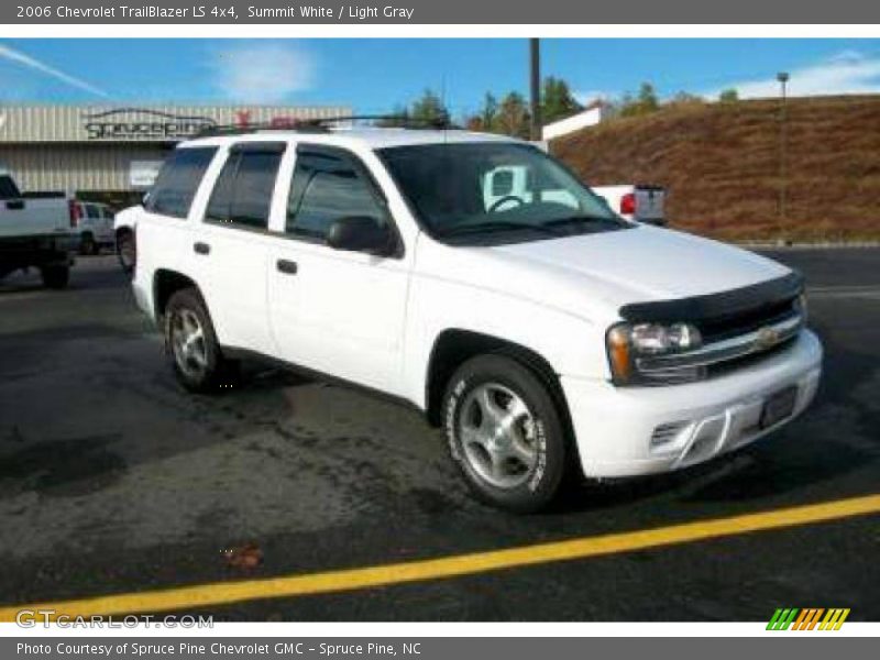 Summit White / Light Gray 2006 Chevrolet TrailBlazer LS 4x4