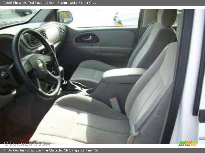 Summit White / Light Gray 2006 Chevrolet TrailBlazer LS 4x4