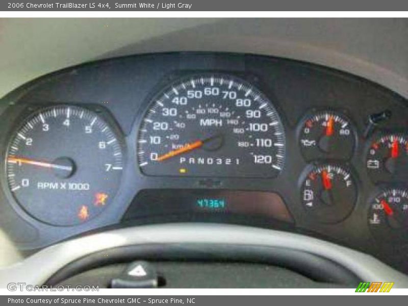 Summit White / Light Gray 2006 Chevrolet TrailBlazer LS 4x4