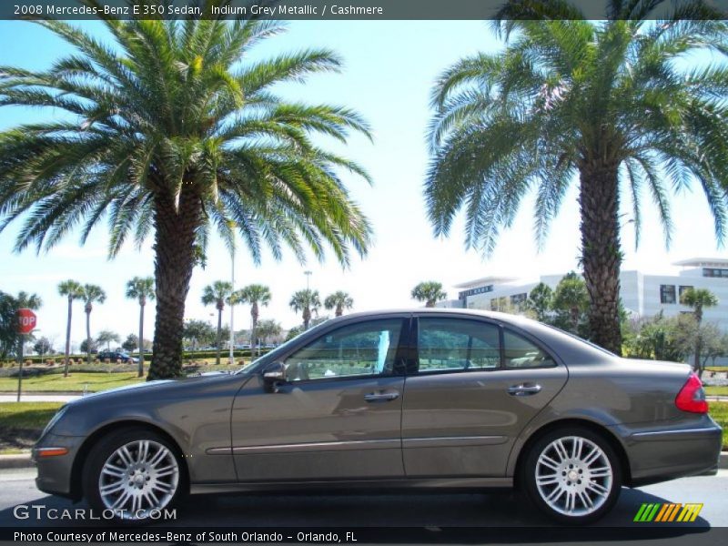 Indium Grey Metallic / Cashmere 2008 Mercedes-Benz E 350 Sedan