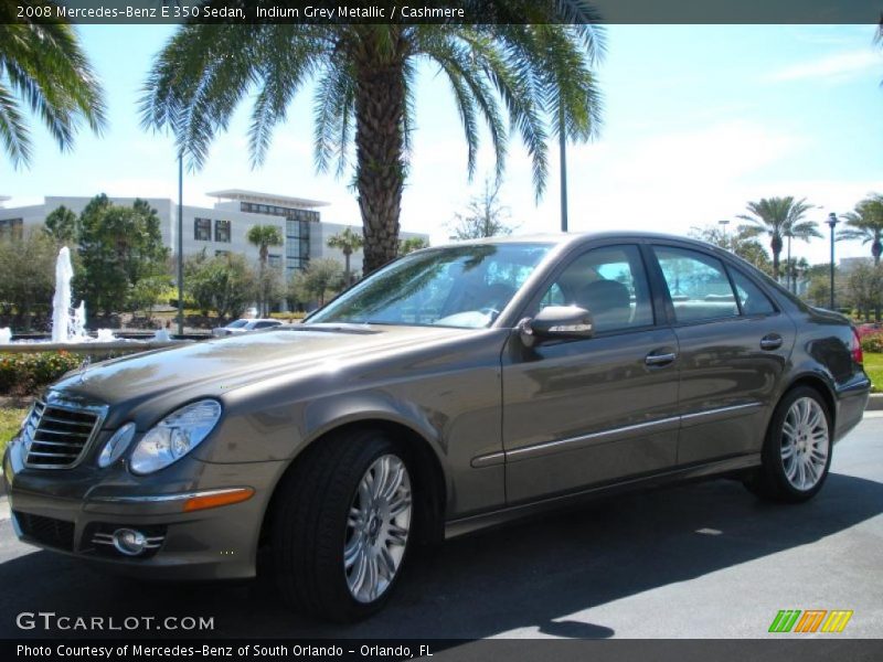 Indium Grey Metallic / Cashmere 2008 Mercedes-Benz E 350 Sedan
