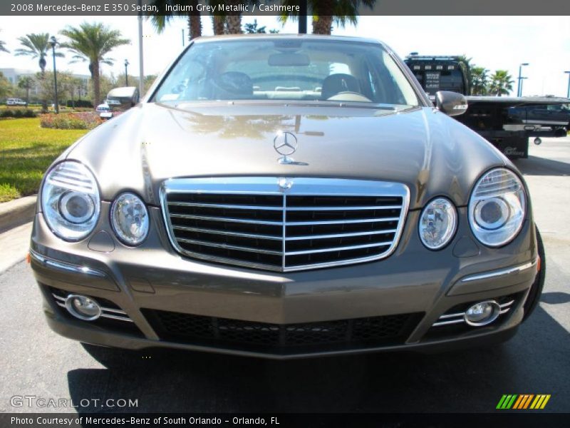 Indium Grey Metallic / Cashmere 2008 Mercedes-Benz E 350 Sedan