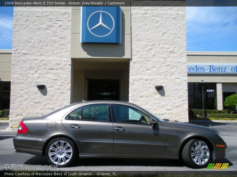 Indium Grey Metallic / Cashmere 2008 Mercedes-Benz E 350 Sedan