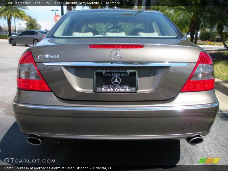 Indium Grey Metallic / Cashmere 2008 Mercedes-Benz E 350 Sedan