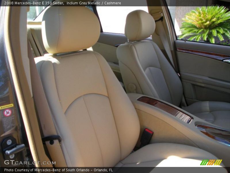 Indium Grey Metallic / Cashmere 2008 Mercedes-Benz E 350 Sedan