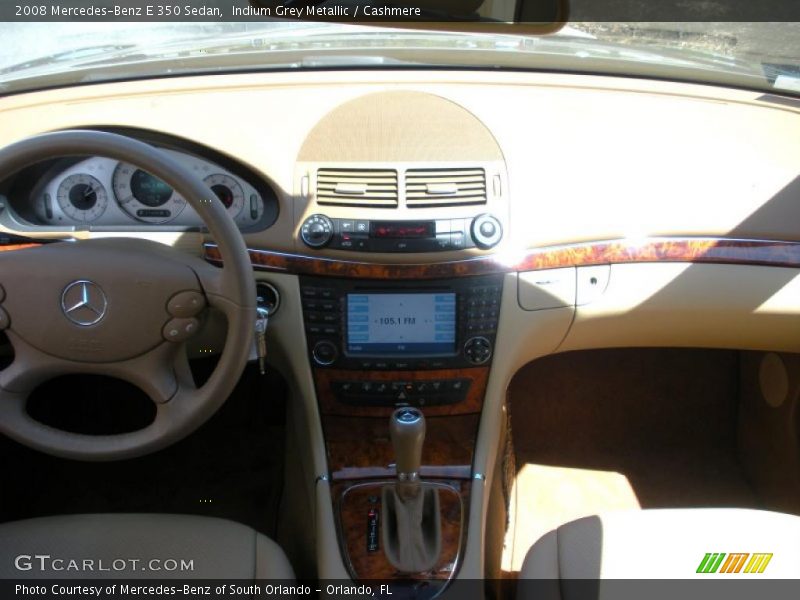 Indium Grey Metallic / Cashmere 2008 Mercedes-Benz E 350 Sedan
