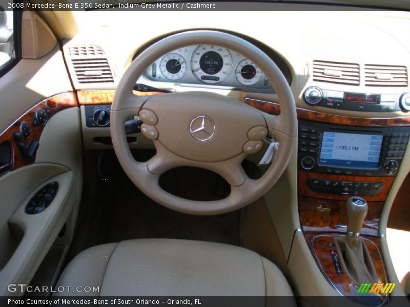 Indium Grey Metallic / Cashmere 2008 Mercedes-Benz E 350 Sedan