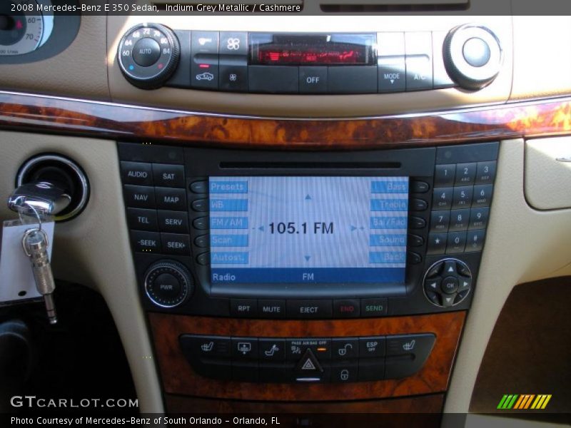 Indium Grey Metallic / Cashmere 2008 Mercedes-Benz E 350 Sedan