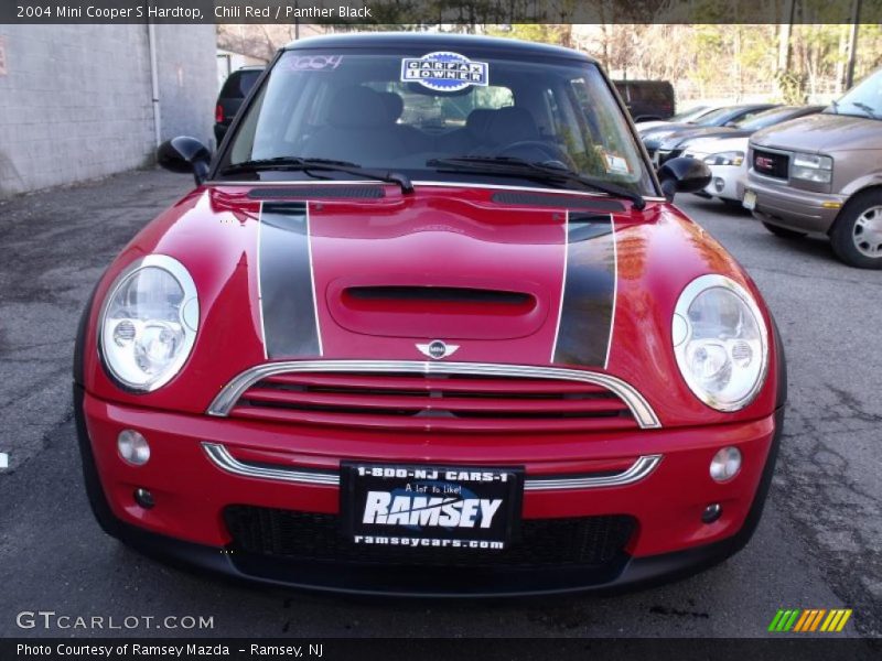 Chili Red / Panther Black 2004 Mini Cooper S Hardtop