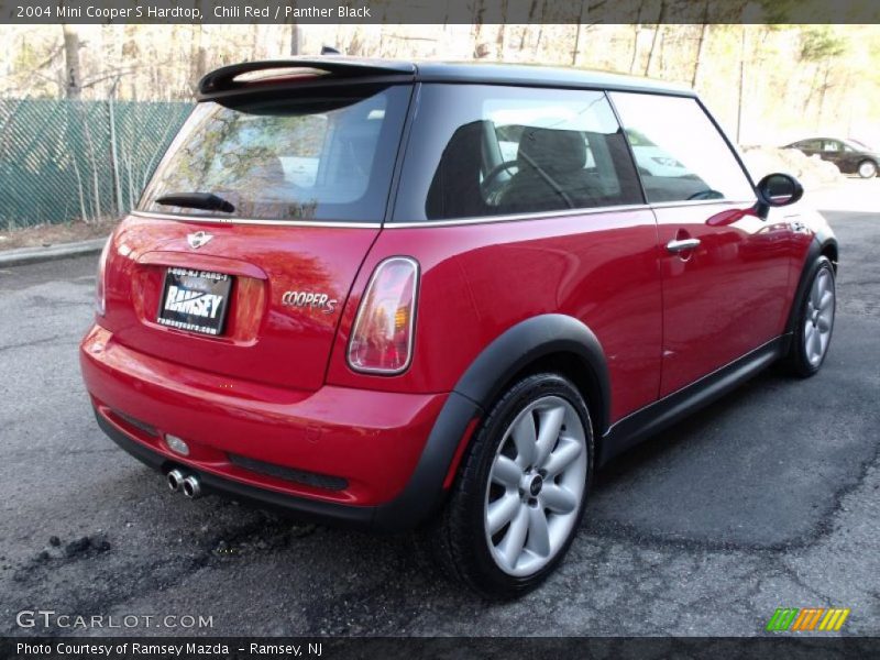 Chili Red / Panther Black 2004 Mini Cooper S Hardtop