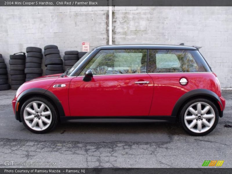 Chili Red / Panther Black 2004 Mini Cooper S Hardtop