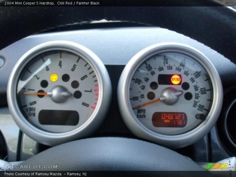 Chili Red / Panther Black 2004 Mini Cooper S Hardtop