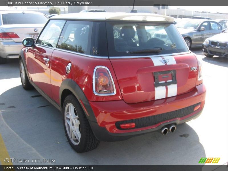 Chili Red / Grey/Black 2008 Mini Cooper S Hardtop