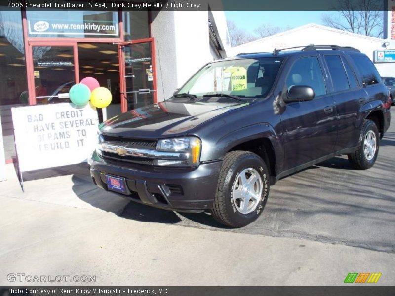 Dark Gray Metallic / Light Gray 2006 Chevrolet TrailBlazer LS 4x4