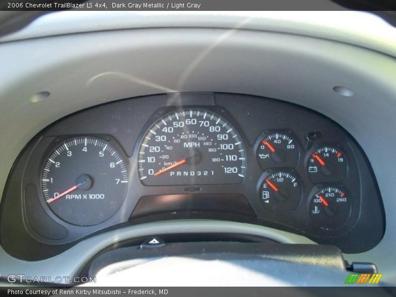 Dark Gray Metallic / Light Gray 2006 Chevrolet TrailBlazer LS 4x4
