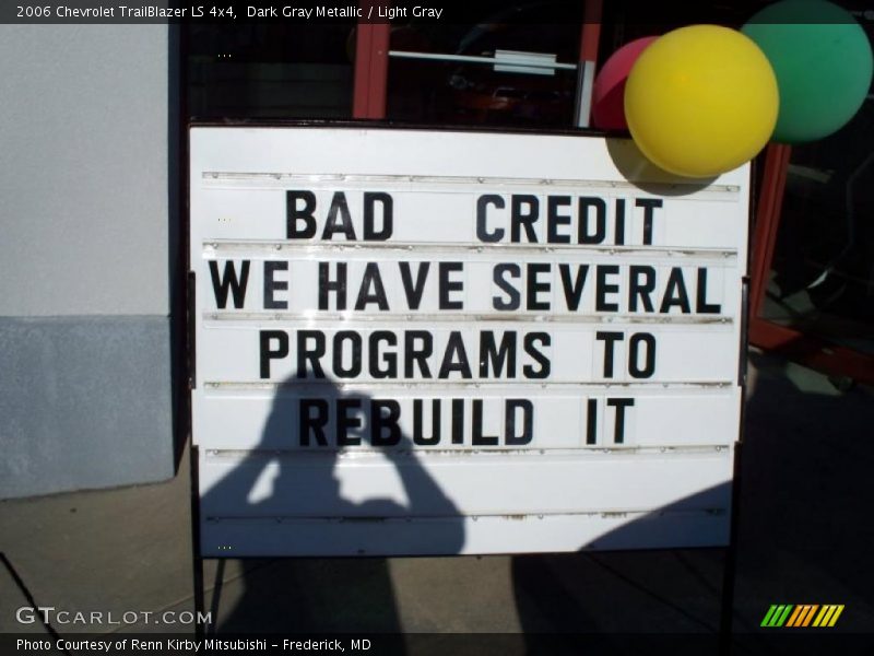 Dark Gray Metallic / Light Gray 2006 Chevrolet TrailBlazer LS 4x4